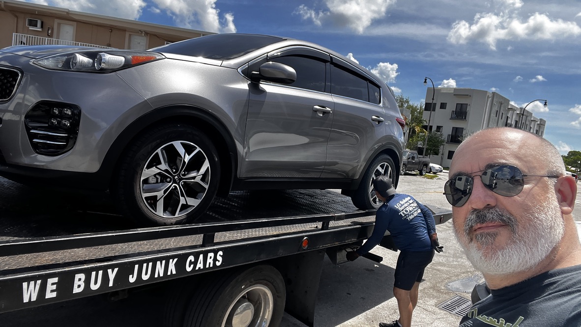 Supervisión durante la recogida de un Kia Sportage
